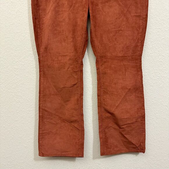 OLD NAVY Kicker Boot-Cut Pants Brown Corduroy Extra High Rise NWT - Picture 6 of 14